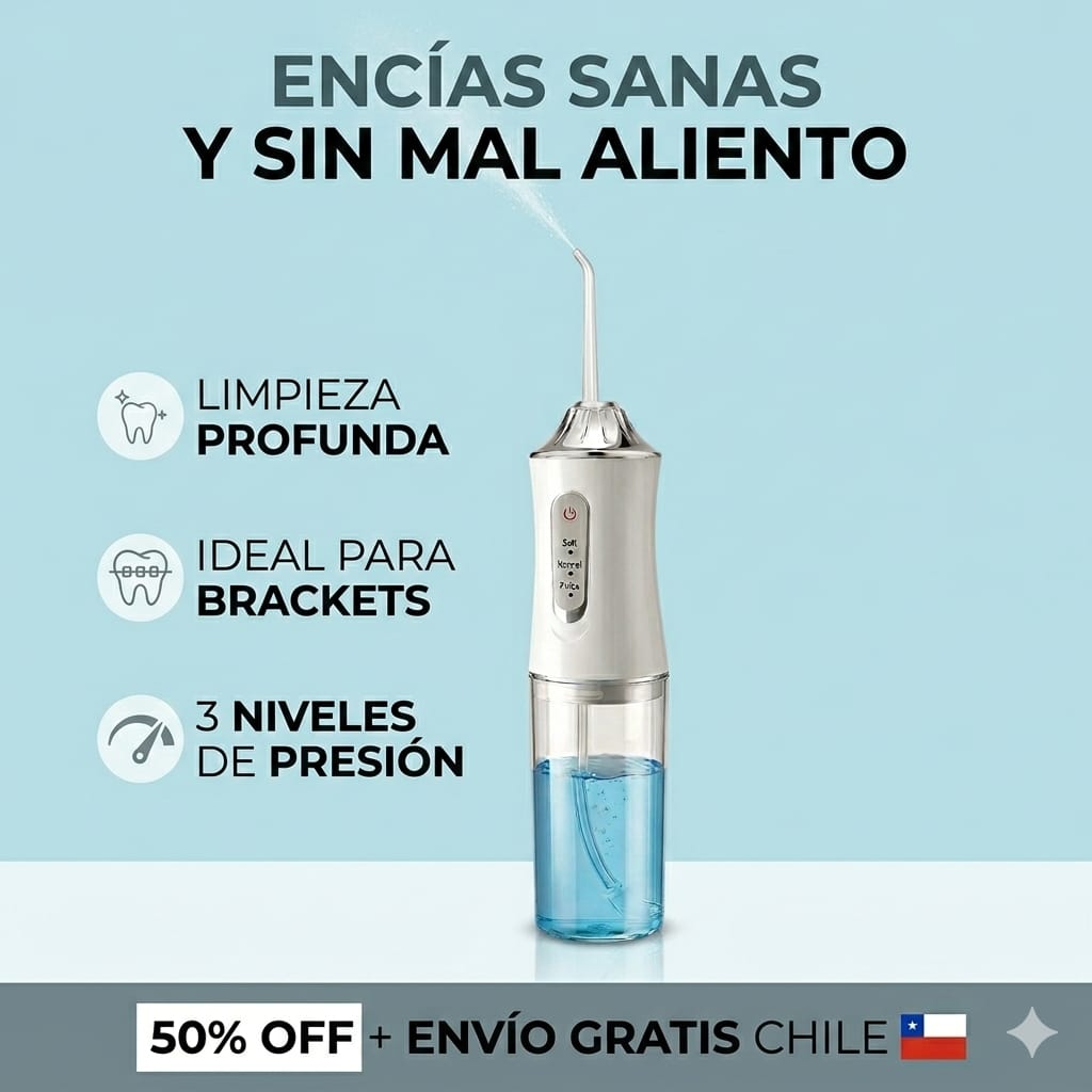 Irrigador Dental Portátil 4 en 1